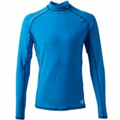 Gill Herren Pro Rash Vest Langarm- Blau