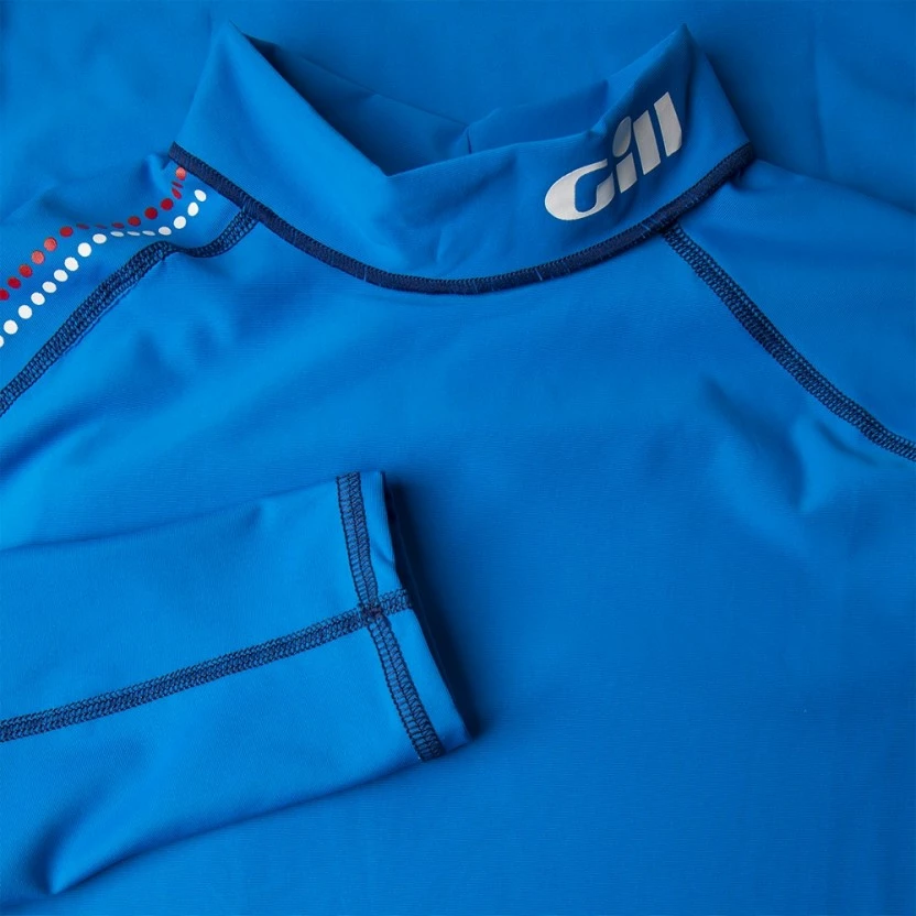 Gill Herren Pro Rash Vest Langarm- Blau 5 Gill Herren Pro Rash Vest Langarm- Blau – Bild 3