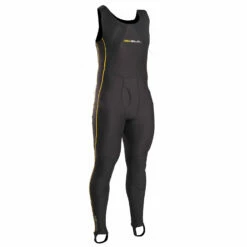 Gul Evotherm Long John Thermal Rash- Schwarz / Gelb