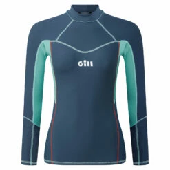 Ausgewählte Produkte 2 Gill Womens Pro Rash Weste Langarm - Ocean