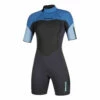 Mystic Womens Brand 3 / 2Mm Flatlock Shorty Neoprenanzug Mit Reißverschluss - Menthol Blue -Coast Water Sports Verkaufs-Shop 2020 Mystic Brand Womens Wetsuit 35400 200084 427 01