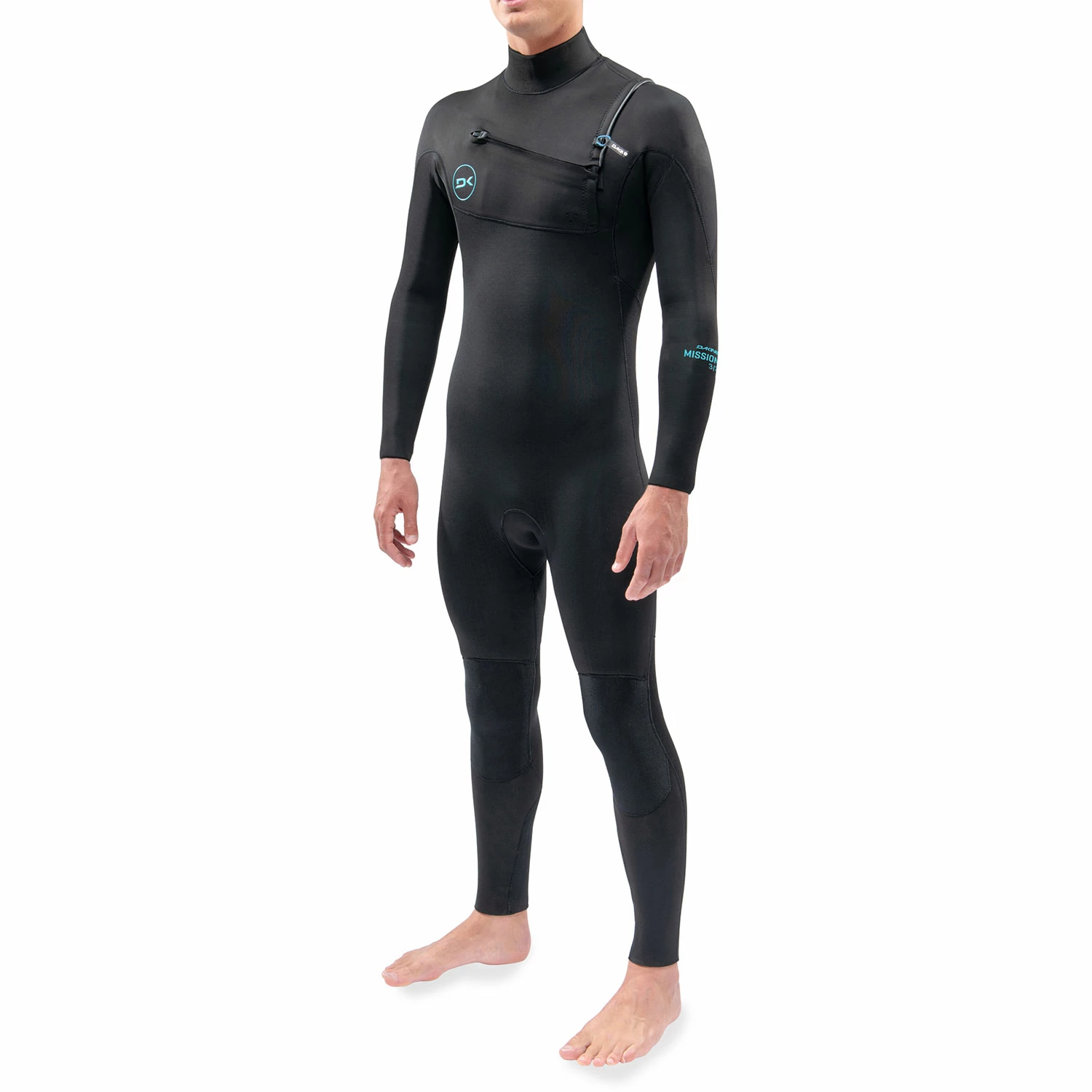 Dakine Mission 4 / 3Mm Brustanzug Fullsuit Neoprenanzug- Schwarz 4 Dakine Mission 4 / 3Mm Brustanzug Fullsuit Neoprenanzug- Schwarz – Bild 2