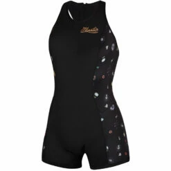 Mystic Womens Diva 2 / 2Mm Back-Zip Kurzer John Wetsuit- Schwarz