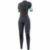 Mystic Womens Brand 3/2Mm Back-Zip Fl Shortarm Neoprenanzug - Nachtblau -Coast Water Sports Verkaufs-Shop 2021 Mystic Womens Brand 32 Shortarm Wetsuit Night Blue 210321 449 01