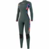 Mystic Womens Dazzled 5 / 3Mm Neoprenanzug Mit Reißverschluss Vorne- Dark Leaf -Coast Water Sports Verkaufs-Shop 2021 Mystic Womens Dazzled 53 Front Zip Wetsuit 35000.210078 644 01