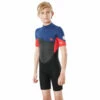 Rip Curl Junior Omega 1,5 Mm Shorty Neoprenanzug- Neonrot -Coast Water Sports Verkaufs-Shop 2021 Rip Curl Junior Dawn Patrol Shorty Wetsuit Neon Red WSPYFB 0040 1