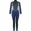Typhoon Womens Storm3 3 / 2Mm Backzip Neoprenanzug- Navy / Grey Marl -Coast Water Sports Verkaufs-Shop 2021 Typhoon Storm3 Womens Wetsuit 250886 navy grey marl 1