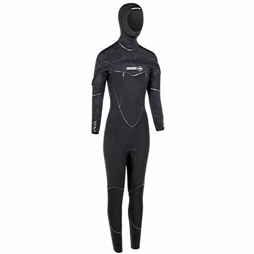 Beuchat Damen C-Zip Hood 8Mm Tauchneoprenanzug -Coast Water Sports Verkaufs-Shop 2022 Beuchat Med C Zip Hooded Diving Wetsuit Womens 1