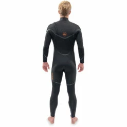 Dakine Mission 4/3Mm Chest-Zip Fullsuit Neoprenanzug- Schwarz -Coast Water Sports Verkaufs-Shop 2022 Dakine Mens Cyclone ChestZip FullSuit 43mm Wetsuit Black DK22M43CZ 3