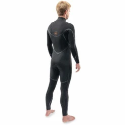 Dakine Mission 4/3Mm Chest-Zip Fullsuit Neoprenanzug- Schwarz -Coast Water Sports Verkaufs-Shop 2022 Dakine Mens Cyclone ChestZip FullSuit 43mm Wetsuit Black DK22M43CZ 4