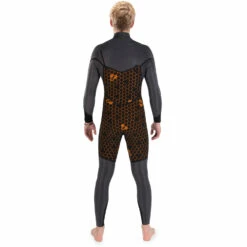 Dakine Mission 4/3Mm Chest-Zip Fullsuit Neoprenanzug- Schwarz -Coast Water Sports Verkaufs-Shop 2022 Dakine Mens Cyclone ChestZip FullSuit 43mm Wetsuit Black DK22M43CZ 6