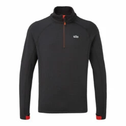 Gill Os Thermal Zip Neck Neck Top - Graphite