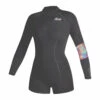 Mystic Womens Lunar 2/2Mm Back-Zip Longarm Shorty Neoprenanzug - Dunkelgrau 2 Mystic Womens Lunar 2/2Mm Back-Zip Longarm Shorty Neoprenanzug - Dunkelgrau -Coast Water Sports Verkaufs-Shop 2022 Mystic Womens Lunar Long Arm Shorty Wetsuit Grey 1