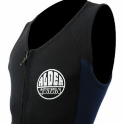 Alder Quatro 3 / 2Mm Front Reißverschluss Long John Neoprenanzug- Schwarz / Blau -Coast Water Sports Verkaufs-Shop Alder Quatro Front Zip Longjohn Wetsuit 3