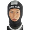 Cressi 5Mm Neoprenanzughaube - Schwarz/silber -Coast Water Sports Verkaufs-Shop Cressi Neoprene Wetsuit Hood 1