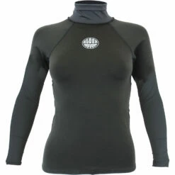 Alder Womens Spirit Thermal Polypro Rashvest- Schwarz