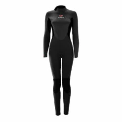 Sola Womens Star 5/3Mm Back Zip Neoprenanzug- Schwarz