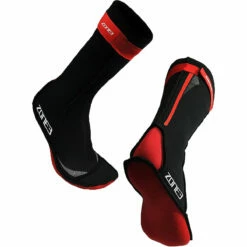 Zone3 Neopren-Schwimmsocken- Rot